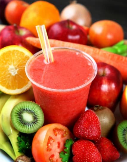 frutta e verdura per smoothie