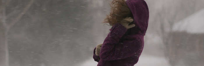 Pelle secca viso in inverno